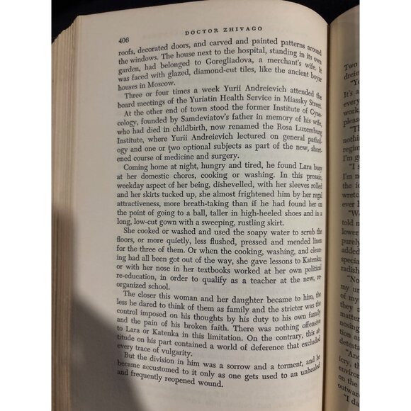 1958 Doctor Zhivago By Boris Pasternak Hardcover First English Edition Pantheon - Picture 13 of 16